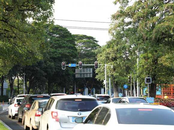 红灯前没有黄灯，直接闯过去违法吗