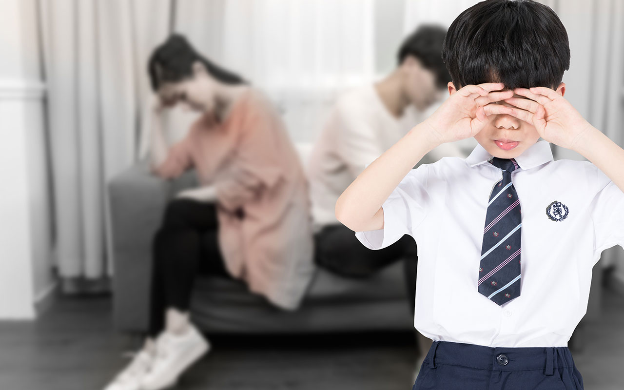 离婚小孩谁养